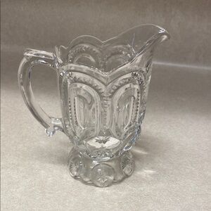 Vintage moon and stars pitcher/creamer L.E.Smith